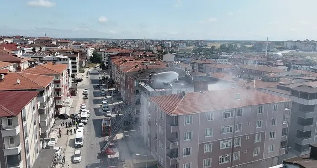 Gaz dolu balonlar patladı: Yangında dede ve torunu yaralandı