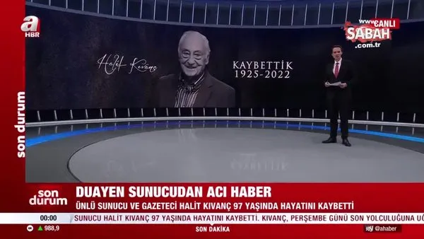 SON DAKİKA HABERLERİ | Ünlü televizyon ve radyo sunucusu Halit Kıvanç hayatını kaybetti | Video