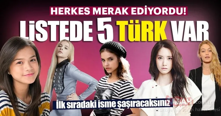 Heyecanla beklenen liste açıklandı! Listede 5 Türk var. Dünyanın en güzel 100 kadını