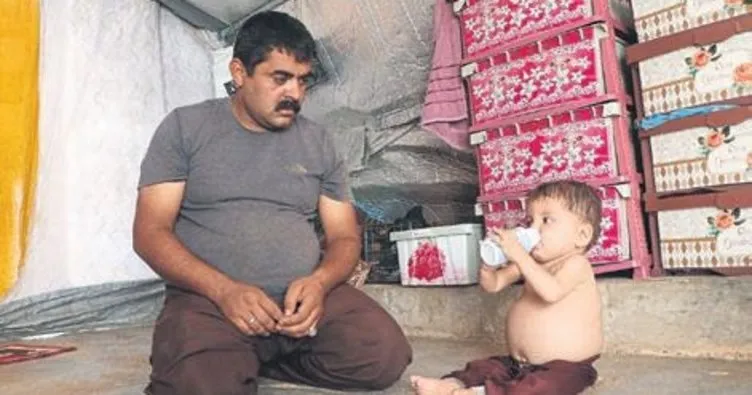 Karaciğer yetmezliği bulunan 2 yaşındaki Saad, Türkiye’de tedavi ediliyor