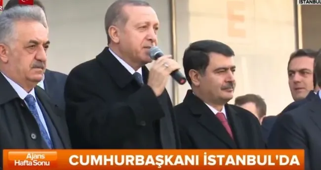 Cumhurbaşkanı Erdoğan İstanbul’da