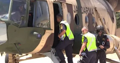 Mardin’de helikopterli trafik denetimi