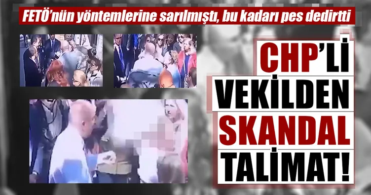 CHP’li Tanal talimat verdi, partili kadın soyundu