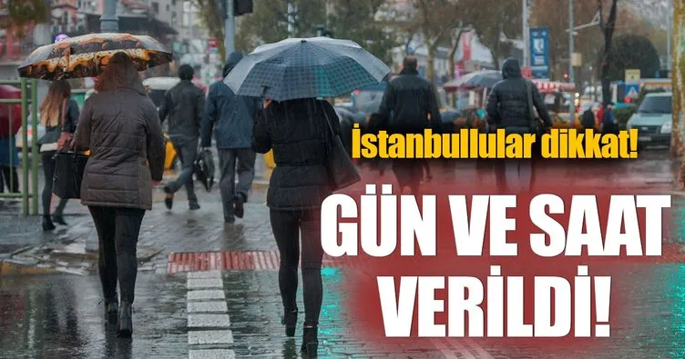 İstanbullular dikkat! Yarın yağış geliyor...