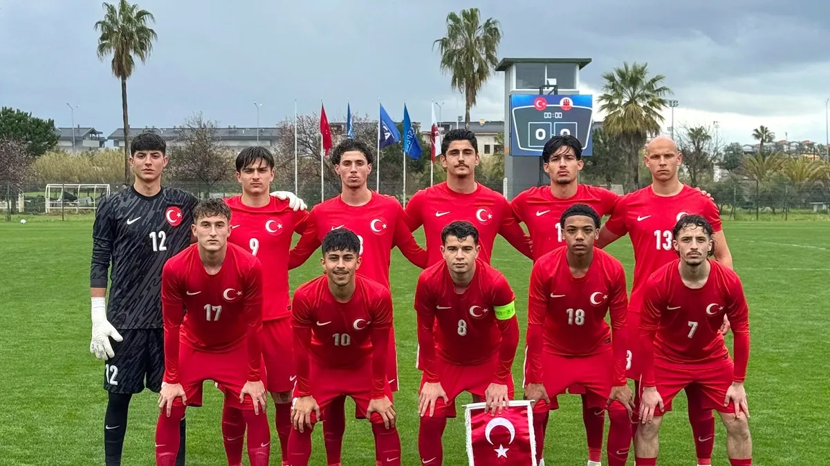 18 Yaş Altı Milli Futbol Takımı, Cebelitarık'ı farklı geçti