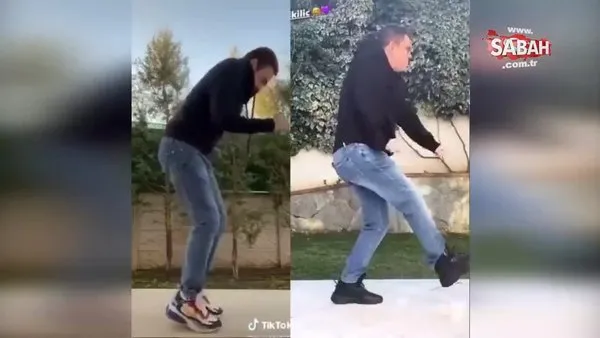 Ünlü Oyuncu İbrahim Büyükak'ın Şarkıcı Murat Dalkılıç'ı taklit ettiği çılgın dansı sosyal medyada olay oldu | Video