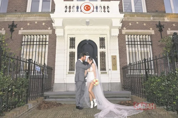 Sinan Akçıl ile Burcu Kıratlı Amsterdam’da evlendiler! Masalsı nikah töreninin özel kareleri sadece GÜNAYDIN’da…