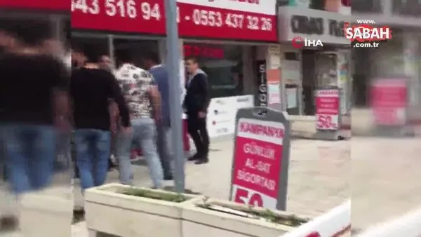 Ankara Sincan'da esnafla işportacılar tekme tokat birbirine girdi!