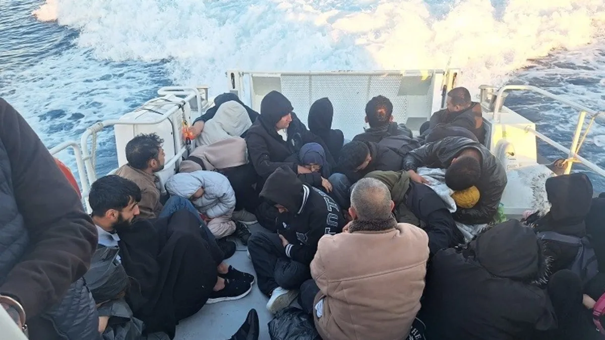 9'u çocuk 31 kaçak göçmen yakalandı!