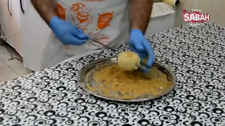Gaziantep'te közde dondurma büyük ilgi gördü!