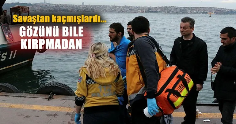 Beşiktaş’ta boğulmak üzere olan Suriyeliyi tur teknesinde çalışan Suriyeli kurtardı