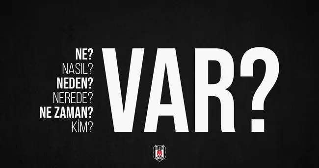 Beşiktaş'tan VAR açıklaması!