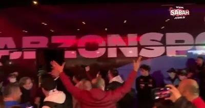 Trabzonspor’a coşkulu karşılama!