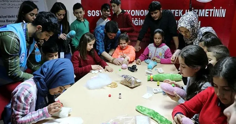 Yozgat’ta mülteci çocuklar savaşın izlerini oyuncak yaparak unutuyor