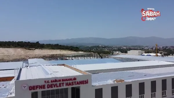 300 yataklı Defne Devlet Hastanesi'nin yapımın sonuna gelindi | Video