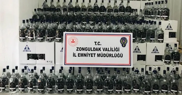 1150 litre etil alkol ele geçirildi