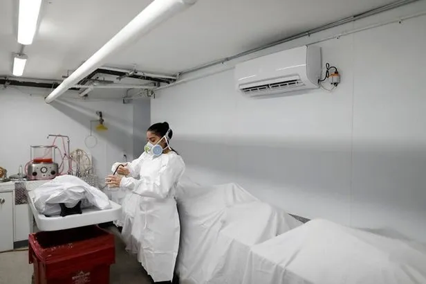 ABD'de korkunç görüntüler! Cesetler yan yana dizildi