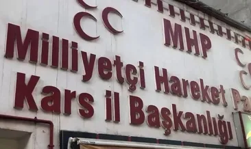 MHP Kars teşkilatı feshedildi