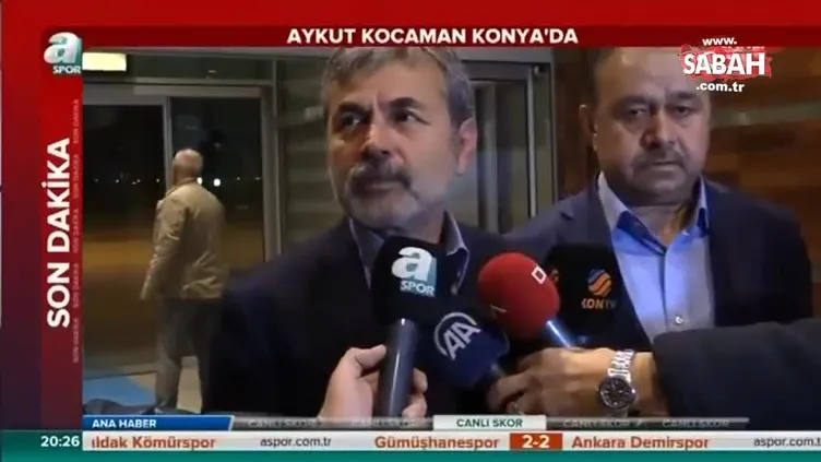 İşte Aykut Kocaman'ın ilk açıklamaları