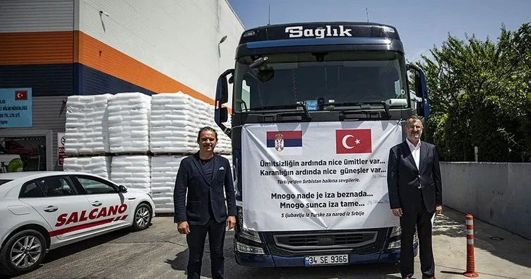 Cumhurbaşkanı Erdoğan’ın talimatıyla hazırlanan tıbbi yardım tırı Sancak bölgesine ulaştı