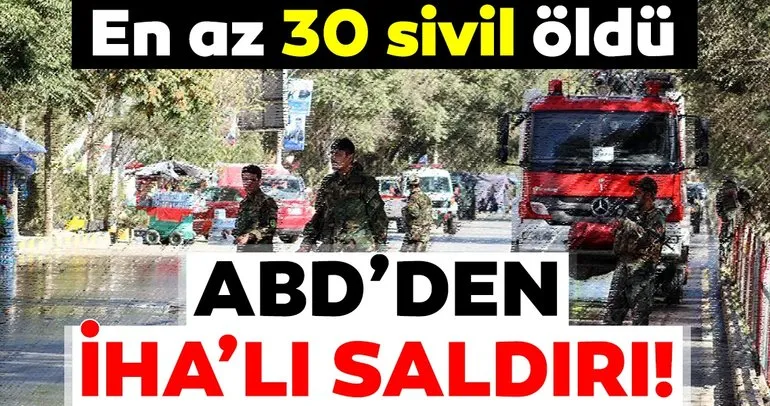 Afganistan’da ABD hava saldırısında 30’dan fazla sivil öldü