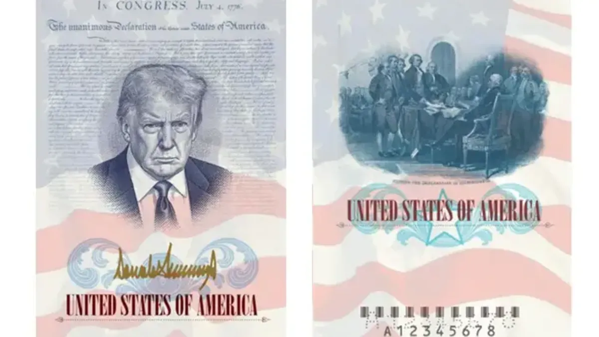ABD pasaportunda Trump dönemi: Özel tasarım gündem oldu