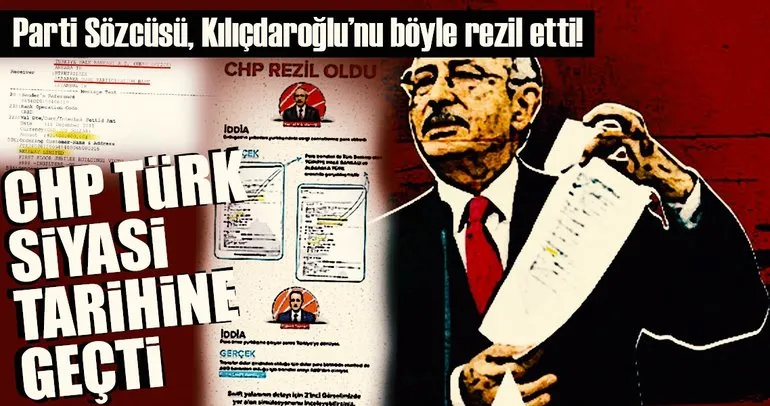 Parti Sözcüsü, Kılıçdaroğlu’nu böyle rezil etti!