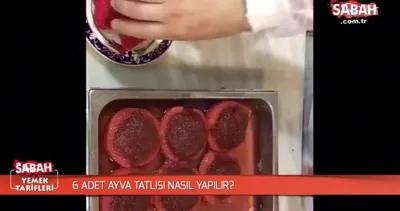 6 adet ayva tatlısı nasıl yapılır?