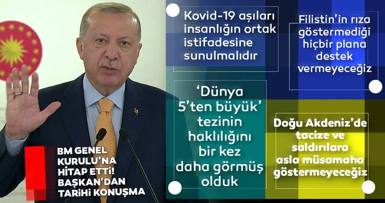 Son dakika: Başkan Erdoğan’dan BM Genel Kurulu’nda tarihi konuşma! Dünyaya çok önemli çağrı