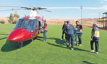 Dadaş 25 Hava Ambulansı hızır gibi yetişiyor #bayburt