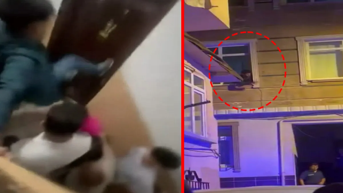 Fatih'te annesini bıçakla rehin alan şahıs polis tarafından etkisiz hale getirildi.