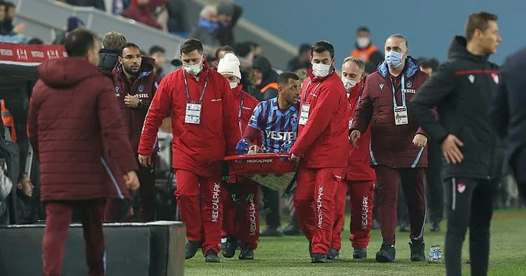 Sakatlanarak oyundan çıkan Trabzonspor’lu Vitor Hugo: Çok korktum