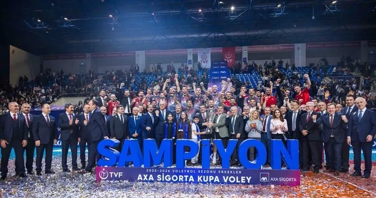 Ziraat Bankkart Kupa Voley’de şampiyonluk sevinci yaşadı