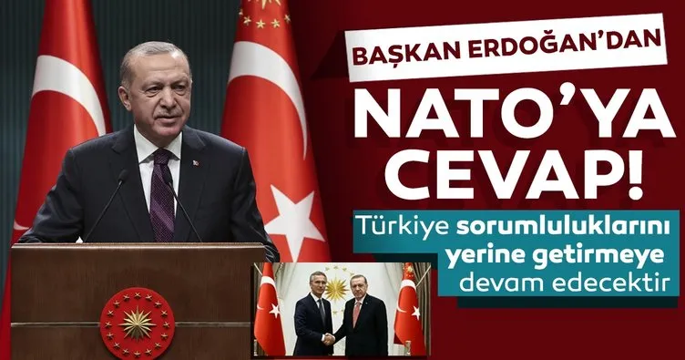 Başkan Erdoğan’dan NATO Genel Sekreteri Stoltenberg’e teşekkür