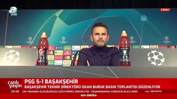 Başakşehir Teknik Direktörü Okan Buruk maç sonrası açıkladı! 