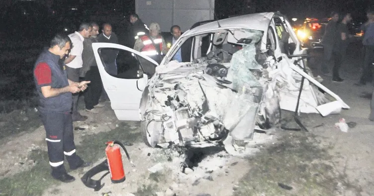 Maç dönüşü kaza: 5 ölü, 6 yaralı