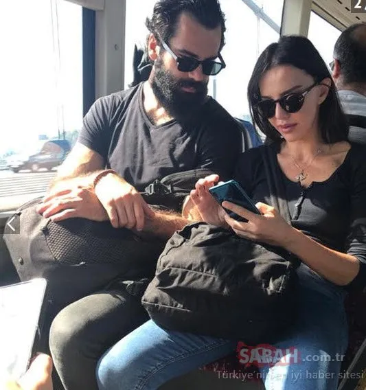 Hande Ataizi ile sevgilisi Dinç Aydoğdu Ümraniye’de halk otobüsünde görüntülendi