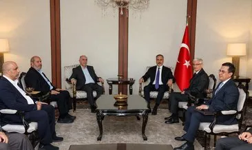 SON DAKİKA | Bakan Fidan Hamas heyetiyle Ankara'da görüştü #ankara