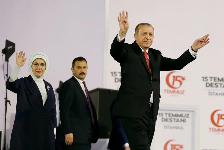 Cumhurbaşkanı Erdoğan 15 Temmuz Anma Töreni’nde milyonlara seslendi