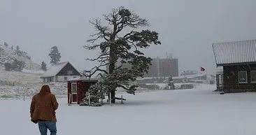 Kartalkaya’ya sezonun ilk karı yağdı