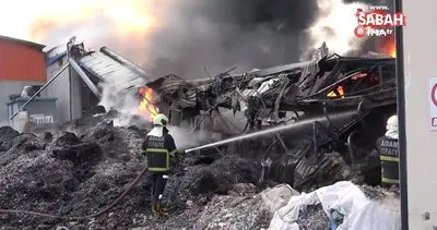 Adana’da alüminyum fabrikasında yangın | Video