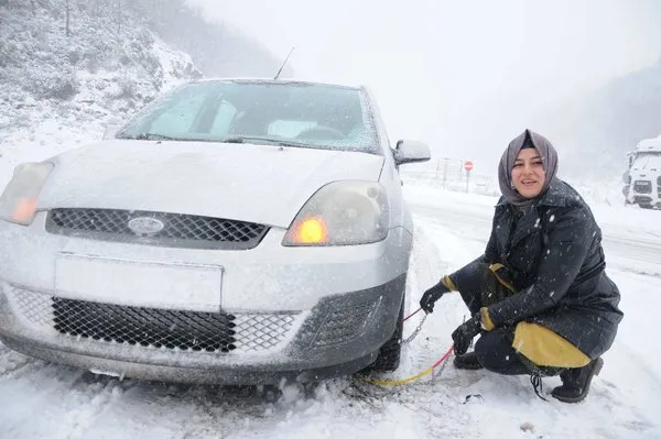 Zonguldak-Ankara yolu büyük araçlara kapandı