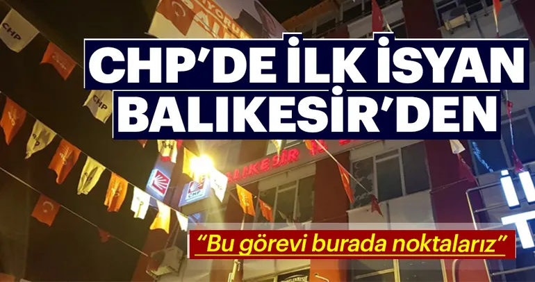 CHP-İP işbirliğine ilk tepki Balıkesir'den
