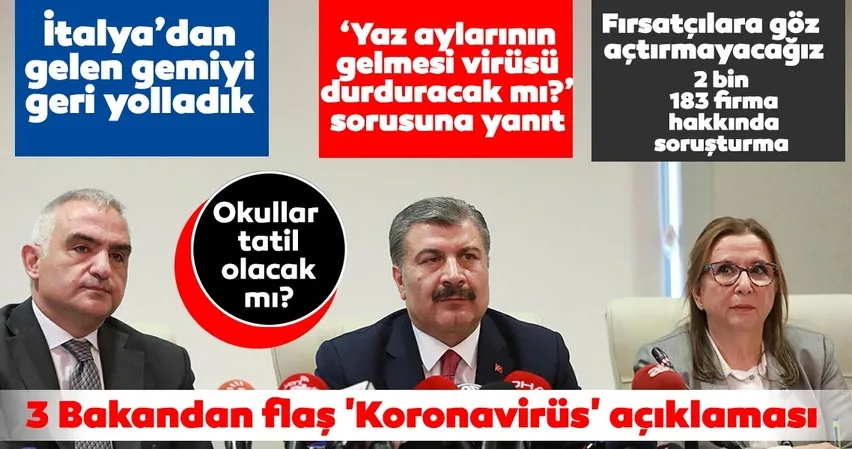 Son dakika haberi: Corona virüsü hakkında Bilim Kurulu’ndan açıklama geldi! Okullar tatil mi oldu?