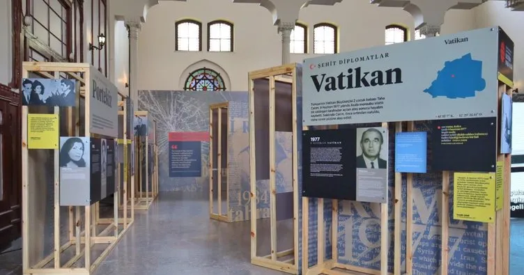 Katledilen Türk diplomatlar anısına: Şehit diplomatlar sergisi