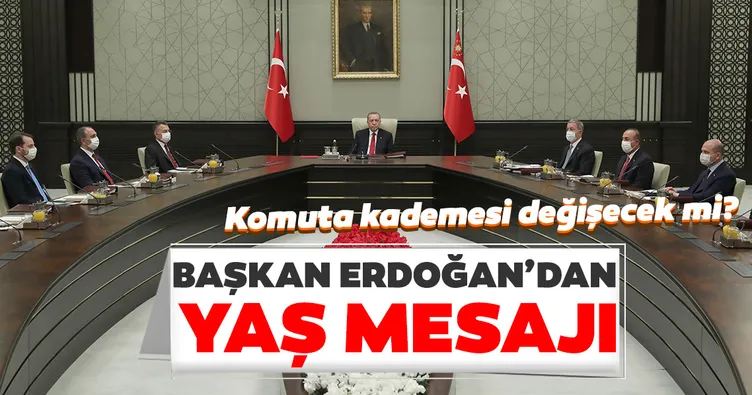 Başkan Erdoğan’dan YAŞ mesajı