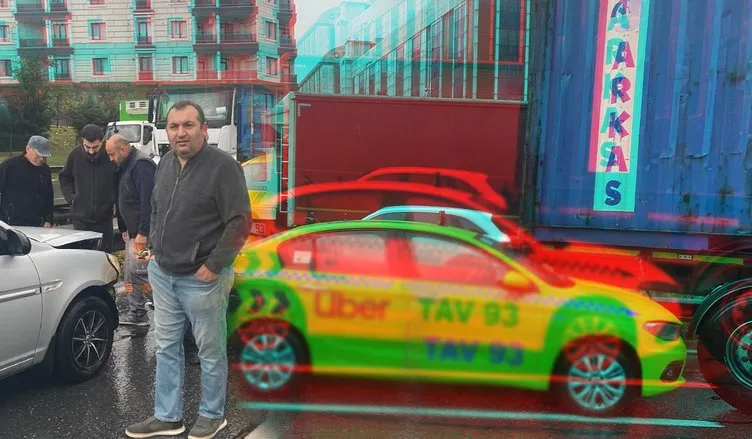 TEM Bağlantı Yolu’nda yağmur sonrası zincirleme kaza: TIR sürücüsü direksiyon hakimiyetini kaybedince olanlar oldu!