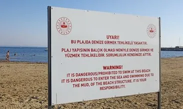İçişleri Bakanlığı Şarköy’de balçık olan mevkiide denize girmeyi yasakladı #tekirdag