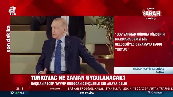 Başkan Erdoğan'dan 'Turkovac' açıklaması | Video