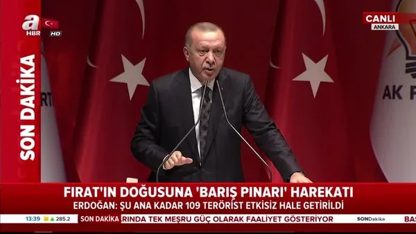 Başkan Erdoğan: 21 saatte 109 terörist öldürüldü